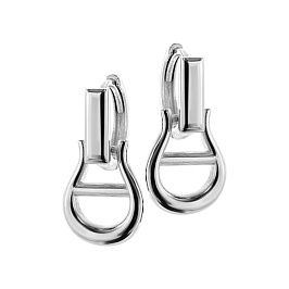 Серьги из белого золота