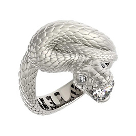 Кольцо из белого золота с бриллиантами 0,3 ct