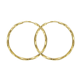 Серьги из желтого золота