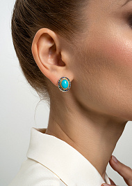 Серьги из серебра