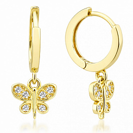 Итальянские серьги из золота 585