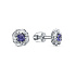 Серьги из белого золота с танзанитами 0,233 ct