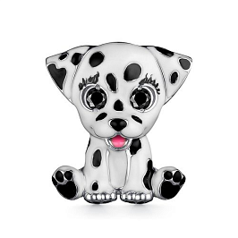 Брошь из белого серебра