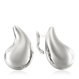 Серьги из белого золота