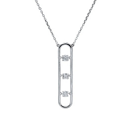 Колье из белого золота