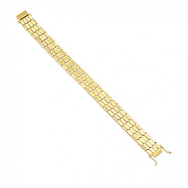 Мягкий браслет из золота