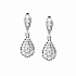 Серьги из белого золота с бриллиантами 0,43 ct