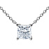 Колье DANAYA  из белого золота с бриллиантом 0,4 ct
