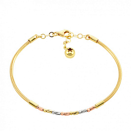 Браслет из комбинированного золота