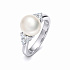 Кольцо из белого золота с жемчугом 7,37 ct