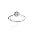 Кольцо из белого золота с бриллиантами 0,19 ct