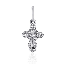 Крест из белого золота