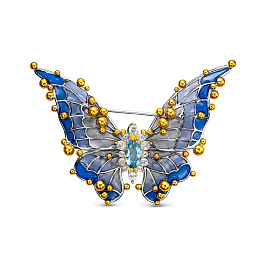 Брошь из серебра