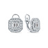 Серьги из белого золота с бриллиантами 0,399 ct