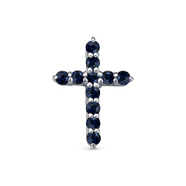 Крест из белого золота