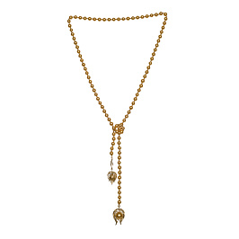 Колье из желтого серебра