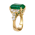 Кольцо из желтого золота с изумрудом 7,78 ct
