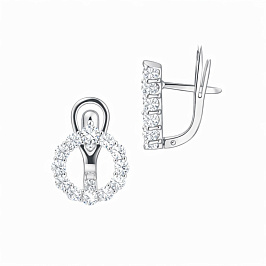 Серьги из белого золота