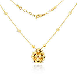 Колье из желтого золота