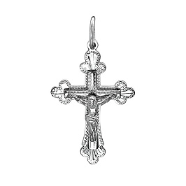 Крест из белого золота