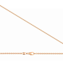 Цепь из розового золота