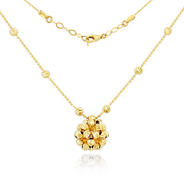 Колье из желтого золота