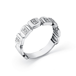 Кольцо из белого золота