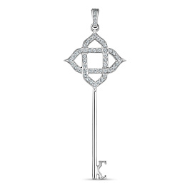 Подвеска ALROSA  из белого золота