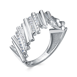 Кольцо из белого золота