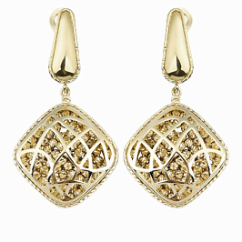 Серьги из желтого золота
