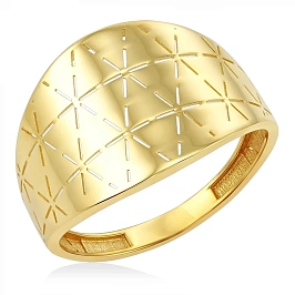 Кольцо из желтого золота