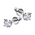Серьги DANAYA  из белого золота с бриллиантами 1,42 ct