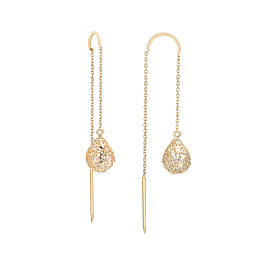 Серьги из желтого золота