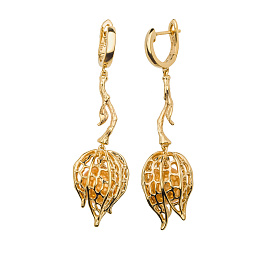 Серьги из серебра с перламутром