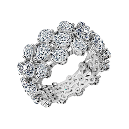 Кольцо ALROSA  из белого золота