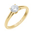Кольцо DANAYA  из желтого золота с бриллиантом 0,31 ct