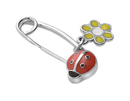 Брошь из серебра