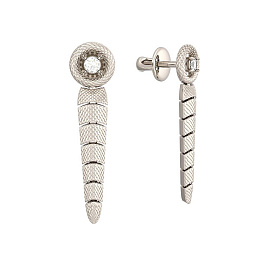 Серьги из белого золота