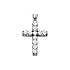 Крест из белого золота
