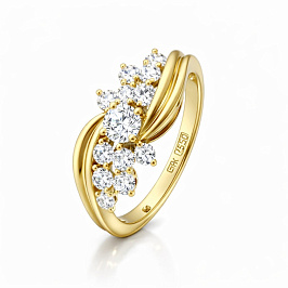 Кольцо из желтого золота