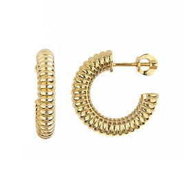 Серьги из желтого золота