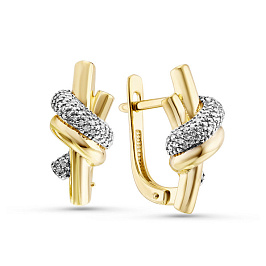 Серьги из желтого золота