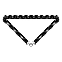 Колье из серебра