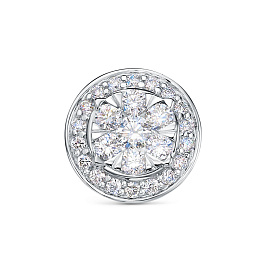 Подвеска из белого золота с бриллиантами