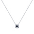 Колье из белого золота с сапфиром 0,392 ct