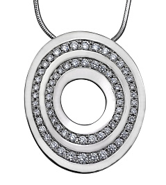 Подвеска из белого золота