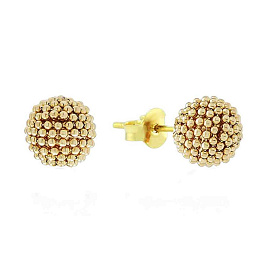 Серьги из желтого золота