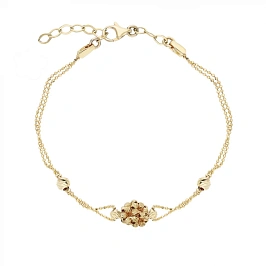 Декоративный браслет из золота