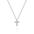 Крест из белого золота
