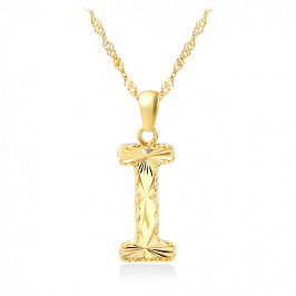 Золотое Колье буква-I